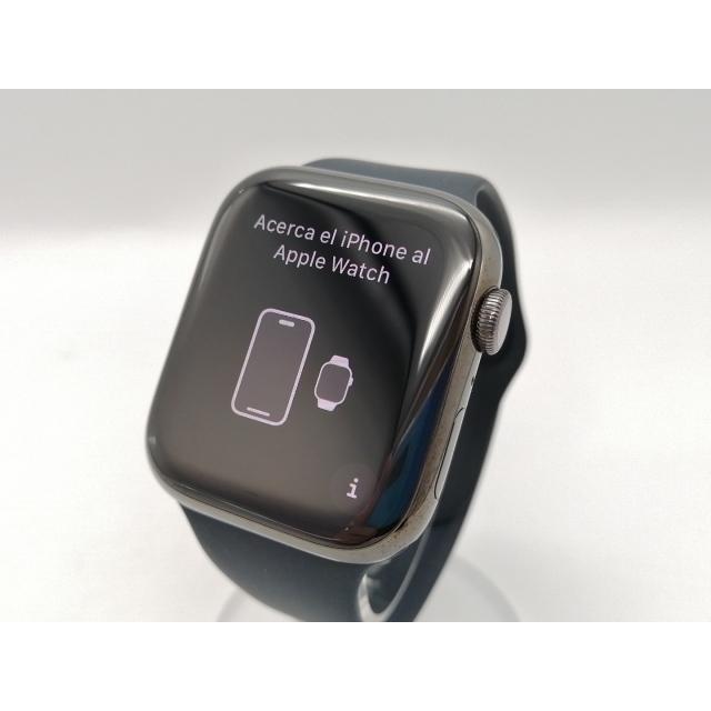 中古】Apple Watch Series8 45mm Cellular グラファイト 中古】Apple Watch Series8 45mm Cellular グラファイト