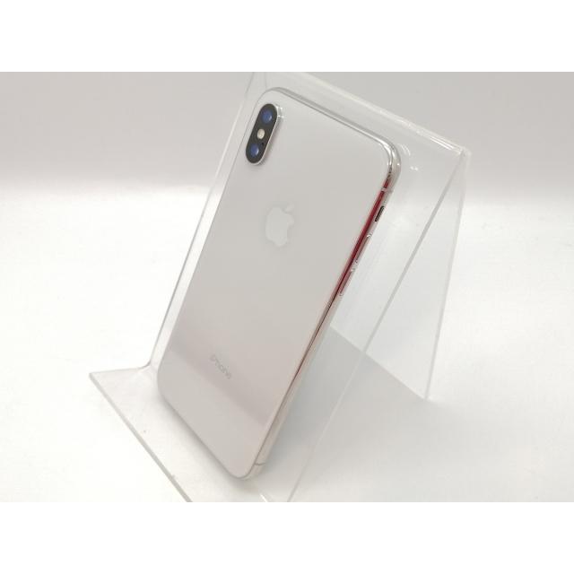 中古】Apple SoftBank 【SIMロック解除済み】 iPhone X 256GB シルバー  