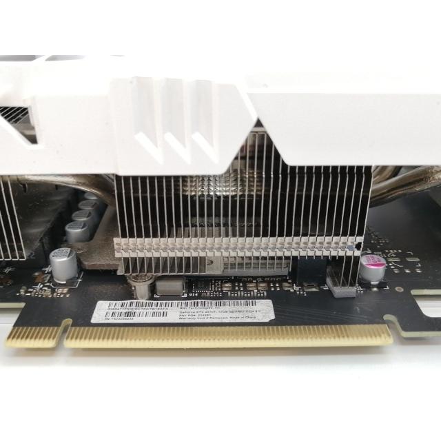 中古】PNY GeForce RTX 4070 Ti 12GB VERTO LED 3FAN White edition