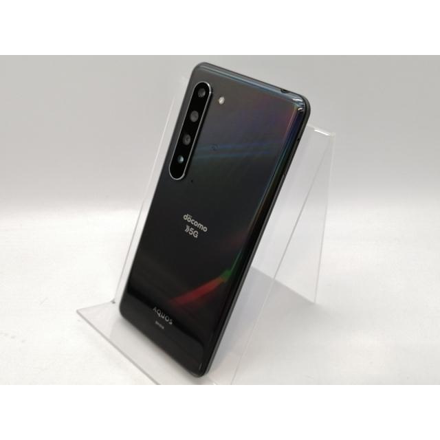 中古】SHARP docomo 【SIMロック解除済み】 AQUOS R5G ブラックレイ