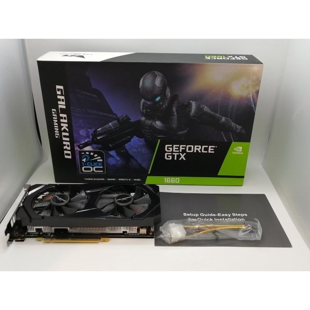中古】玄人志向 GG-GTX1660-E6GB/DF GTX1660/6GB(GDDR5)/PCI-E【高崎