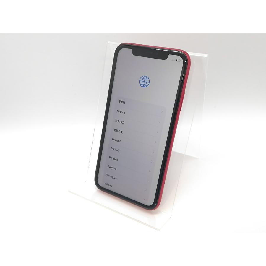 中古】Apple au 【SIMロック解除済み】 iPhone 11 128GB (PRODUCT)RED