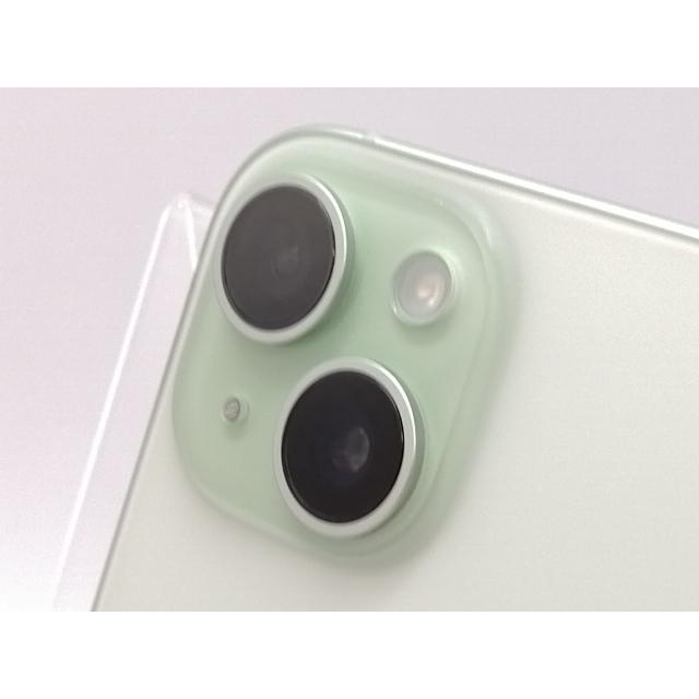 【中古】Apple 国内版 【SIMフリー】 iPhone 15 Plus 256GB グリーン MU0Q3J/A【高崎モントレー】保証期間１ヶ月【ランクA】の画像