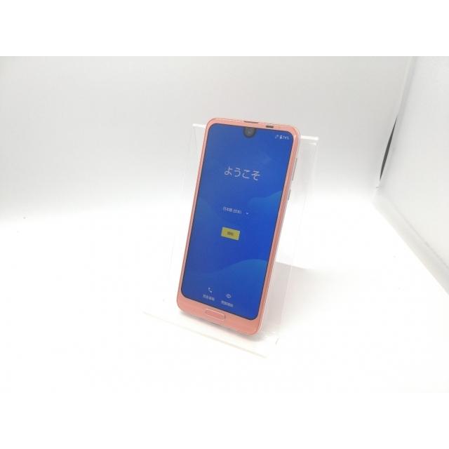 中古】SHARP docomo 【SIMロック解除済み】 AQUOS R2 SH-03K Coral