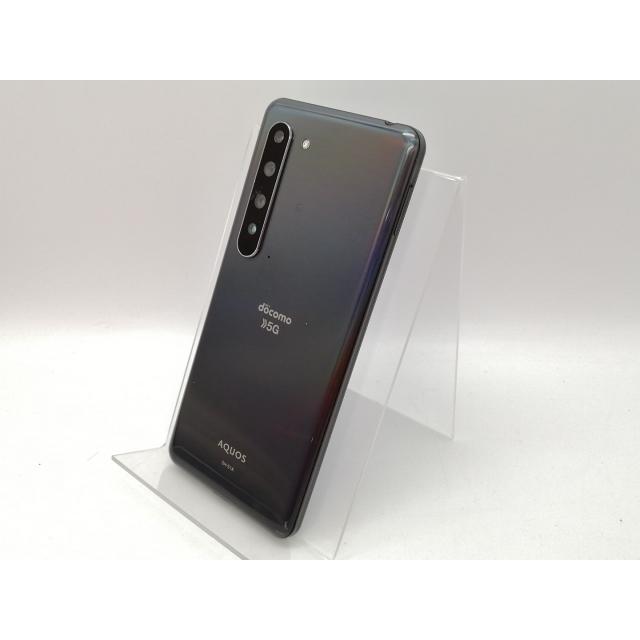 中古】SHARP docomo 【SIMロック解除済み】 AQUOS R5G ブラックレイ