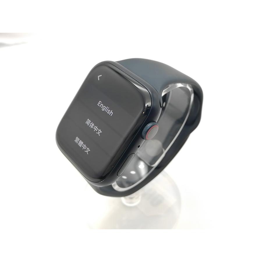 【中古】Apple Watch Series9 45mm Cellular ミッドナイトアルミニウムケース/ミッドナイトスポーツバンド(S/M) MRMC3J/A【高崎モントレー】保証期間１ヶ月の画像
