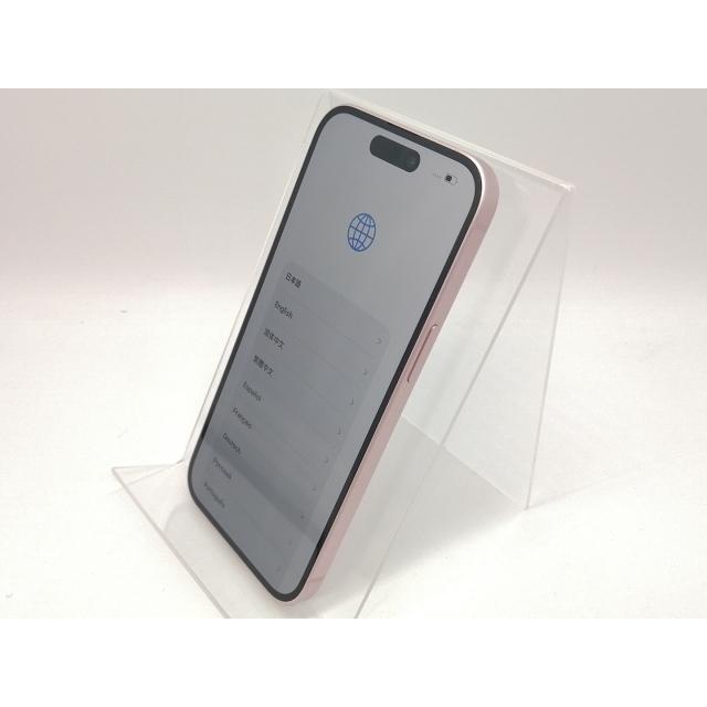中古】Apple 国内版 【SIMフリー】 iPhone 15 128GB ピンク MTMJ3J/A