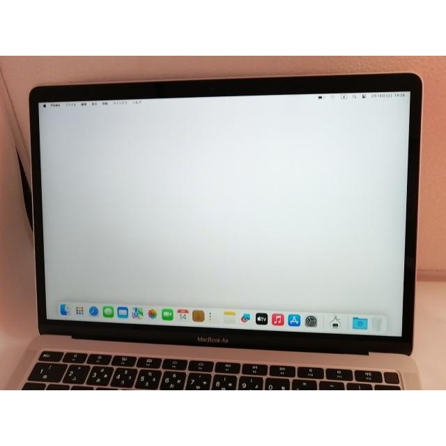 【中古】Apple MacBook Air 13インチ Corei5:1.6GHz 128GB シルバー MREA2J/A (Late 2018)【高崎モントレー】保証期間１ヶ月【ランクB】の画像