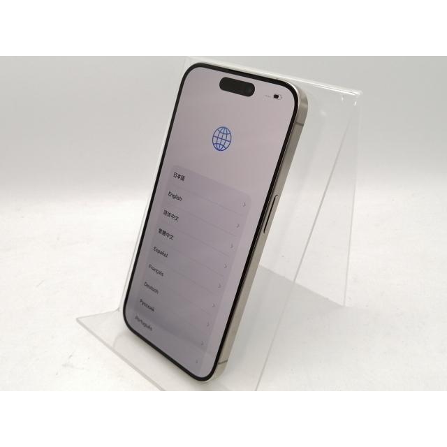 【中古】Apple 国内版 【SIMフリー】 iPhone 15 Pro 128GB ナチュラルチタニウム MTU93J/A【高崎モントレー】保証期間１ヶ月【ランクB】の画像
