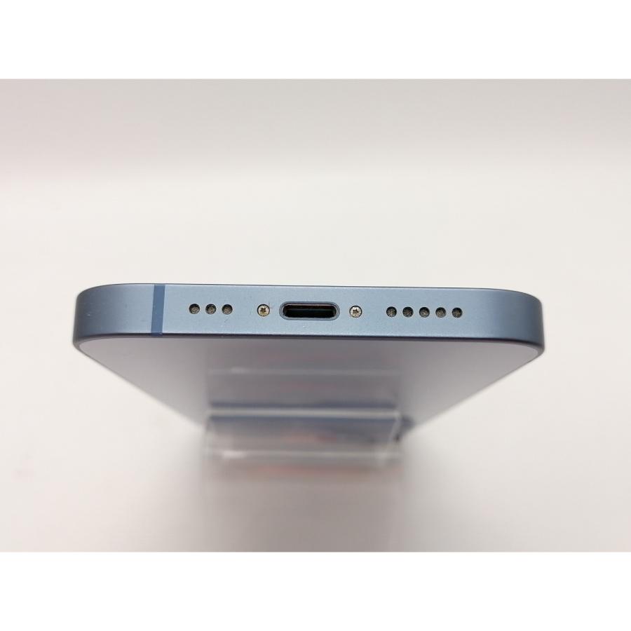 【中古】【赤ロム保証あり】Apple au 【SIMフリー】 iPhone 14 128GB ブルー MPVJ3J/A【高崎モントレー】保証期間１ヶ月【ランクC】の画像