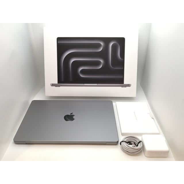 【中古】Apple MacBook Pro 14インチ M3(CPU:8C/GPU:10C) 8GB/1TB スペースグレイ MTL83J/A (14インチ,M3,2023)【高崎モントレー】保証期間１ヶ月【ランクA】の画像
