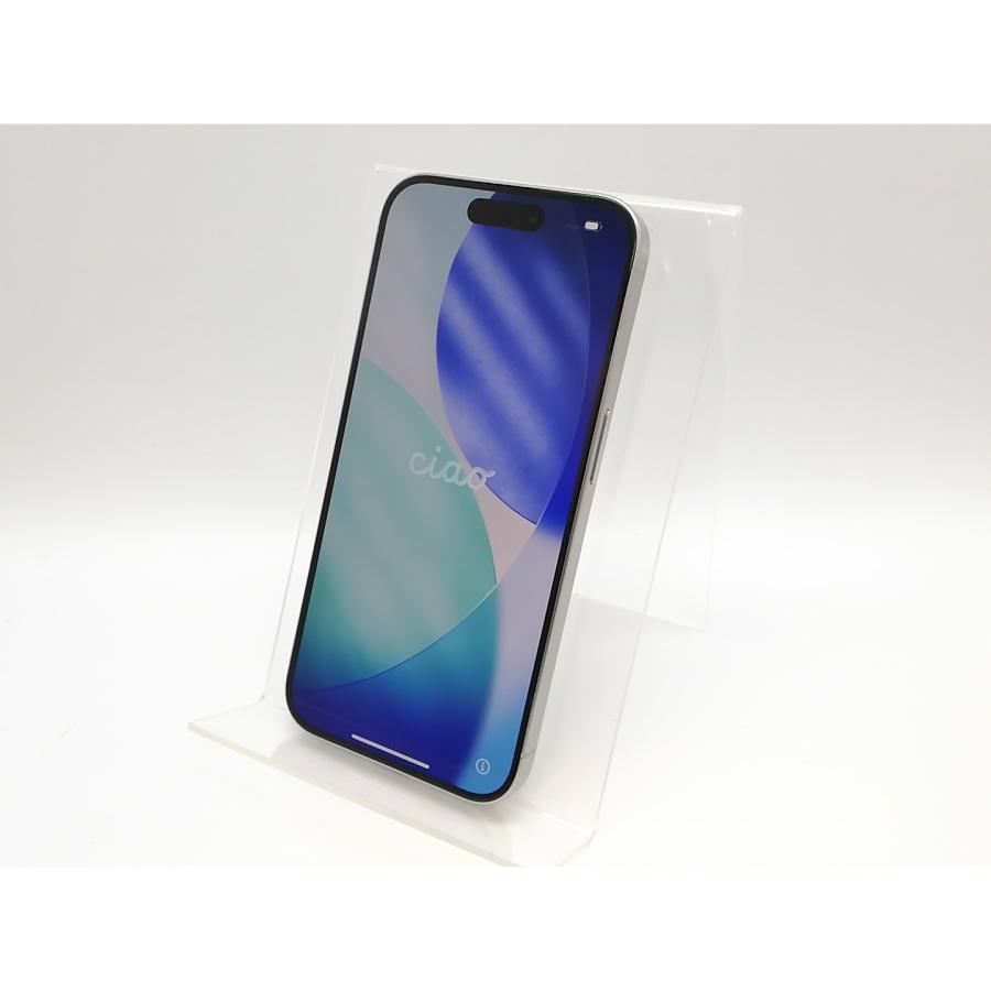【中古】Apple 国内版 【SIMフリー】 iPhone 15 Pro 128GB ホワイトチタニウム MTU83J/A【高崎モントレー】保証期間１ヶ月【ランクB】の画像