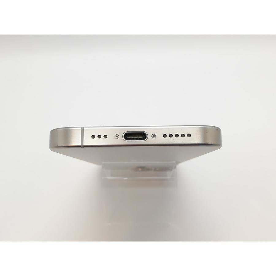 【中古】Apple 国内版 【SIMフリー】 iPhone 15 Pro 128GB ホワイトチタニウム MTU83J/A【高崎モントレー】保証期間１ヶ月【ランクB】の画像