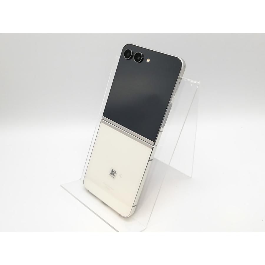 中古】SAMSUNG au 【SIMフリー】 Galaxy Z Flip5 クリーム 8GB