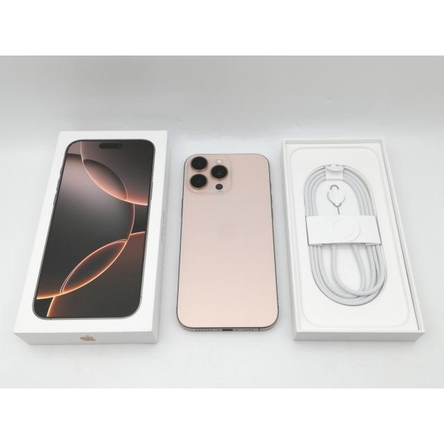 【中古】Apple 国内版 【SIMフリー】 iPhone 16 Pro Max 256GB デザートチタニウム MYWJ3J/A【中野】保証期間１ヶ月【ランクB】の画像