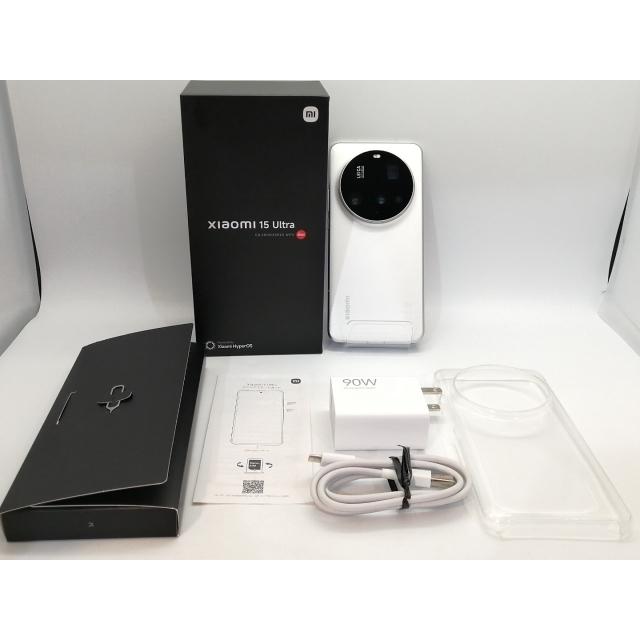 【中古】Xiaomi 国内版【SIMフリー】 Xiaomi 15 Ultra (フォトグラフィーキット付き) ホワイト 16GB 512GB【高崎モントレー】保証期間１ヶ月【ランクA】の画像