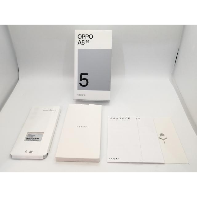 未使用】Oppo au 【SIMフリー】 OPPO A5 5G 4GB 128GB ホワイト OPG06