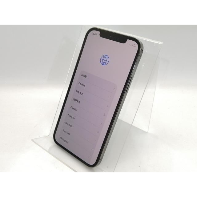 【中古】Apple SoftBank 【SIMロック解除済み】 iPhone 12 Pro 256GB グラファイト MGM93J/A【高崎モントレー】保証期間１ヶ月【ランクC】の画像