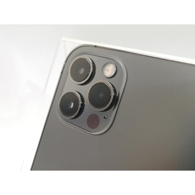 【中古】Apple SoftBank 【SIMロック解除済み】 iPhone 12 Pro 256GB グラファイト MGM93J/A【高崎モントレー】保証期間１ヶ月【ランクC】の画像