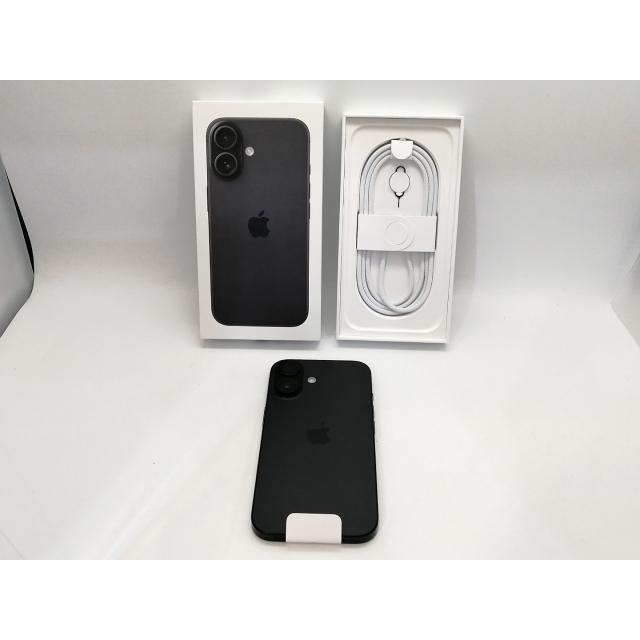 【未使用】Apple 国内版 【SIMフリー】 iPhone 16 128GB ブラック MYDQ3J/A【大宮東口】保証期間３ヶ月の画像