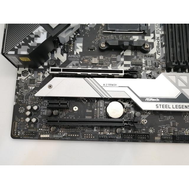中古】ASRock B550M Steel Legend B550/AM4/2.5GbitLAN/MicroATX【高崎