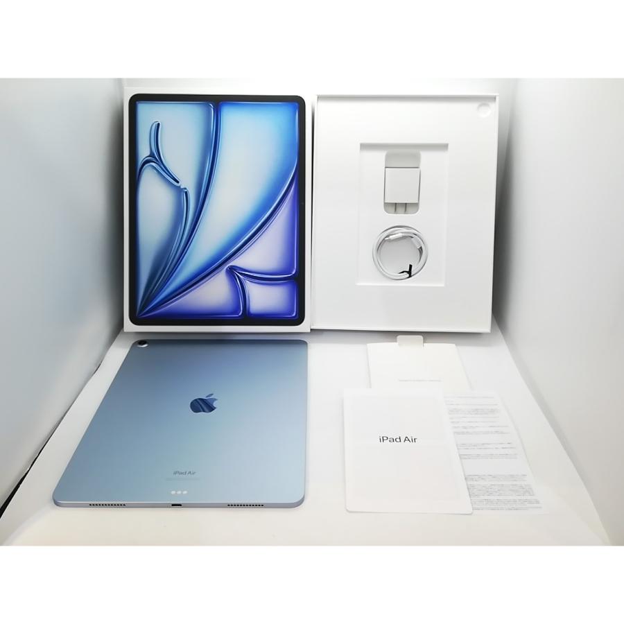 【中古】Apple 【Wi-Fi】 13インチ iPad Air（M2/2024） 128GB ブルー MV283J/A【高崎モントレー】保証期間１ヶ月【ランクA】の画像