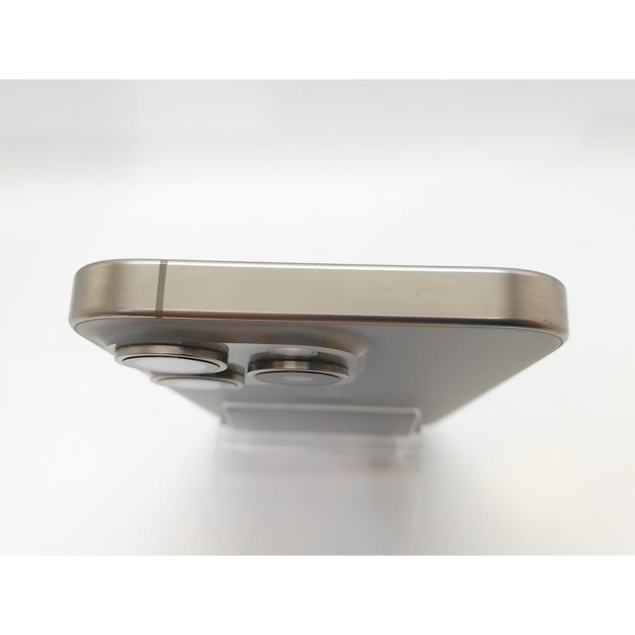 【中古】Apple 楽天モバイル 【SIMフリー】 iPhone 15 Pro 128GB ナチュラルチタニウム MTU93J/A【高崎モントレー】保証期間１ヶ月【ランクC】の画像