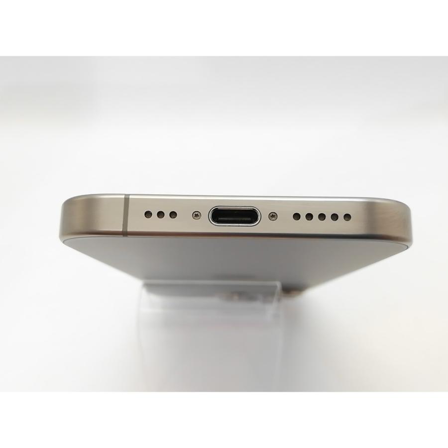 【中古】Apple 楽天モバイル 【SIMフリー】 iPhone 15 Pro 128GB ナチュラルチタニウム MTU93J/A【高崎モントレー】保証期間１ヶ月【ランクC】の画像