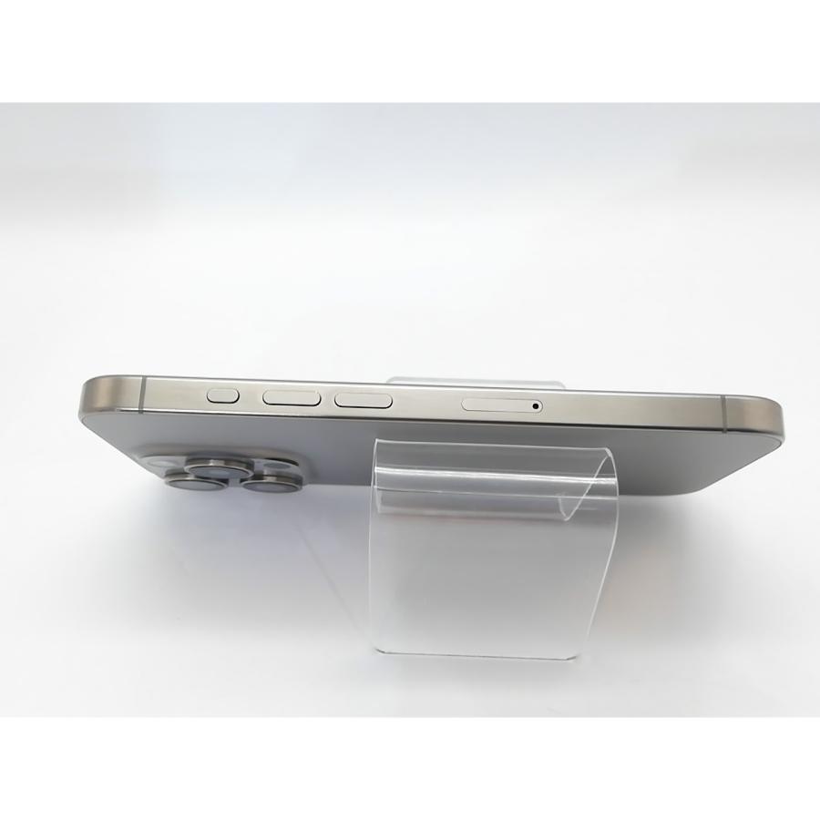 【中古】Apple 楽天モバイル 【SIMフリー】 iPhone 15 Pro 128GB ナチュラルチタニウム MTU93J/A【高崎モントレー】保証期間１ヶ月【ランクC】の画像