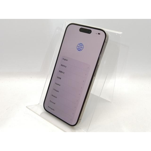 【中古】Apple 国内版 【SIMフリー】 iPhone 15 Pro 256GB ナチュラルチタニウム MTUF3J/A【高崎モントレー】保証期間１ヶ月【ランクA】の画像