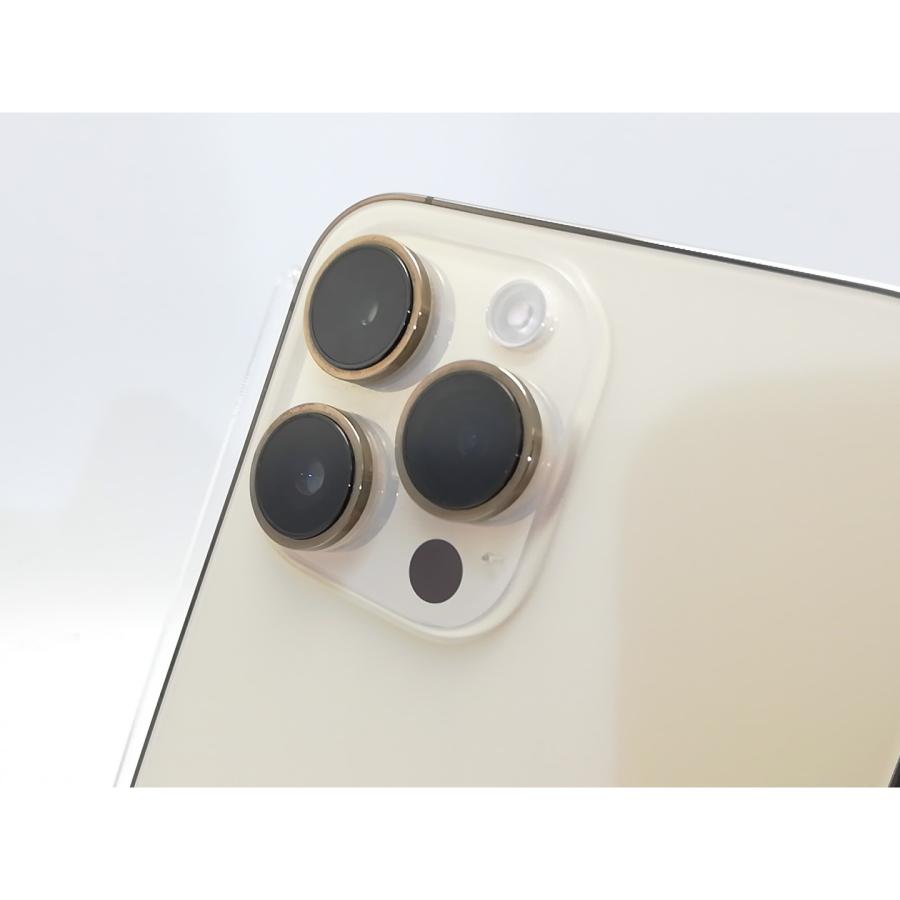 【中古】Apple docomo 【SIMフリー】 iPhone 14 Pro Max 128GB ゴールド MQ983J/A【高崎モントレー】保証期間１ヶ月【ランクB】の画像