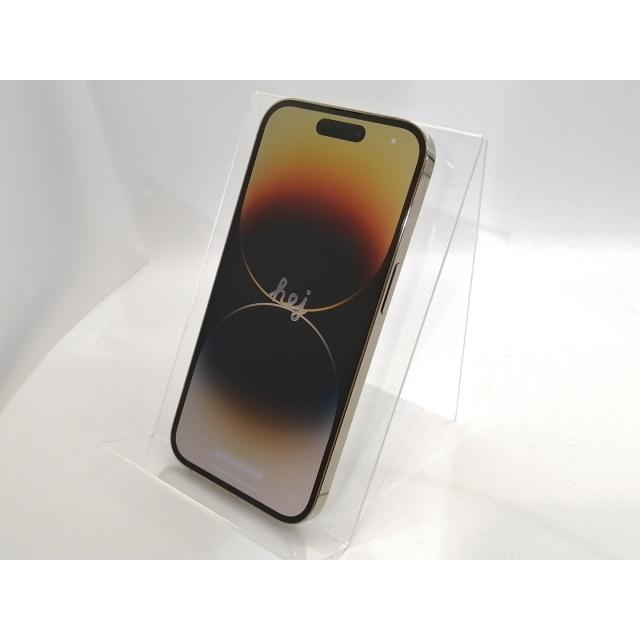 中古】Apple au 【SIMフリー】 iPhone 14 Pro 256GB ゴールド MQ173J/A