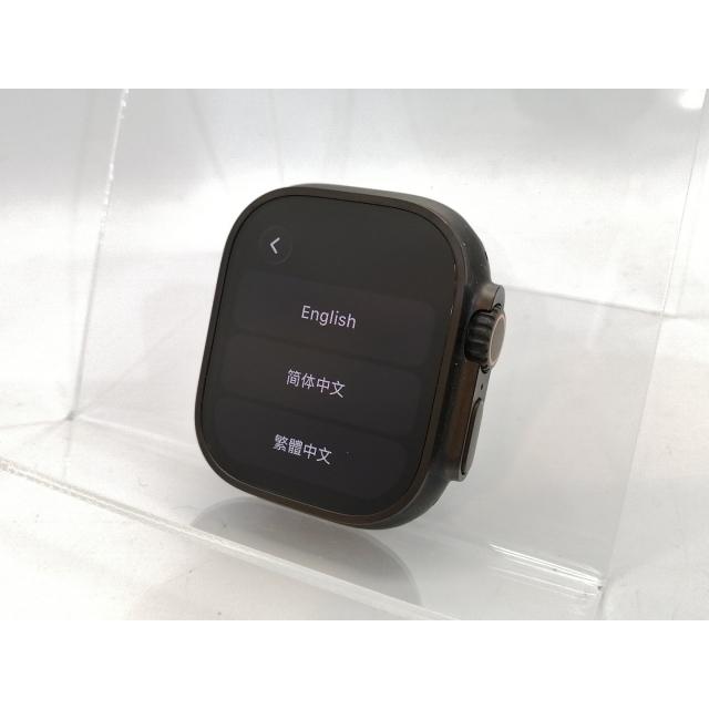 中古】Apple Watch Ultra2 49mm Cellular ブラックチタニウムケース 