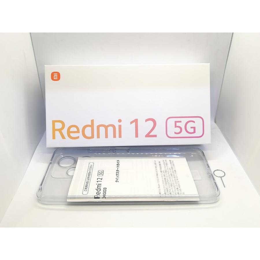 未使用】Xiaomi au 【SIMフリー】 Redmi 12 5G 4GB 128GB ミッドナイト