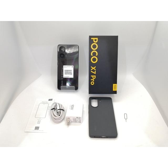 中古】Xiaomi 【SIMフリー】 Poco X7 Pro ブラック 8GB 256GB【高崎