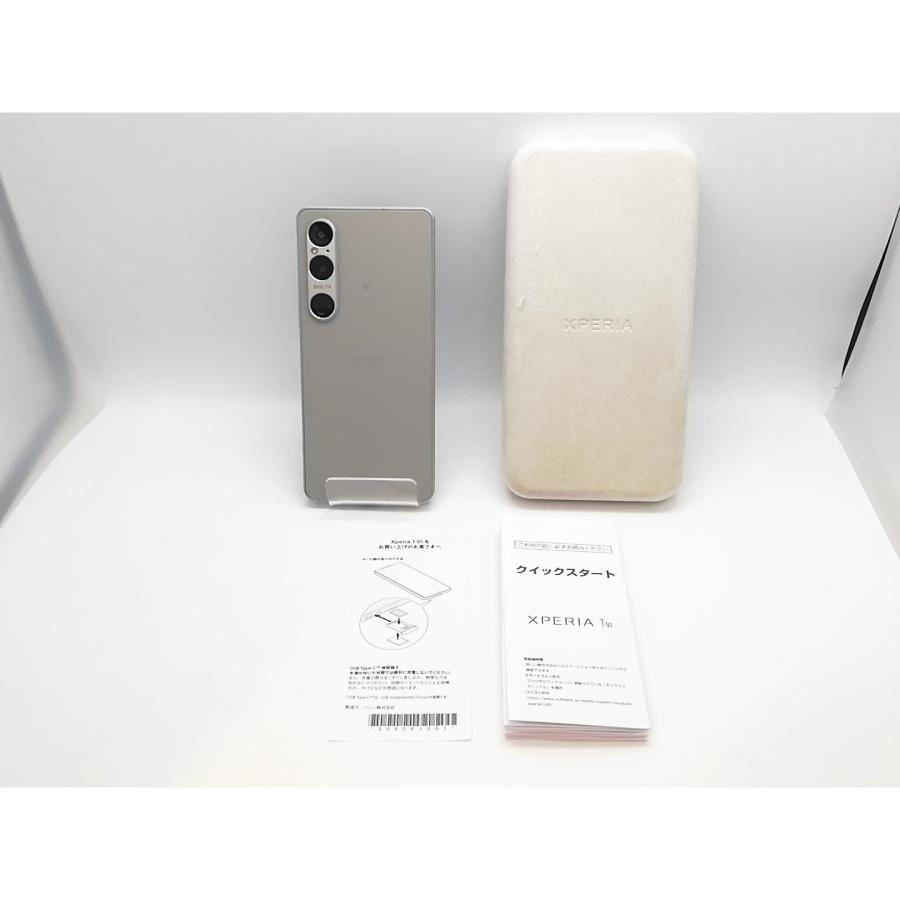 中古】SONY SoftBank 【SIMフリー】 Xperia 1 VI プラチナシルバー