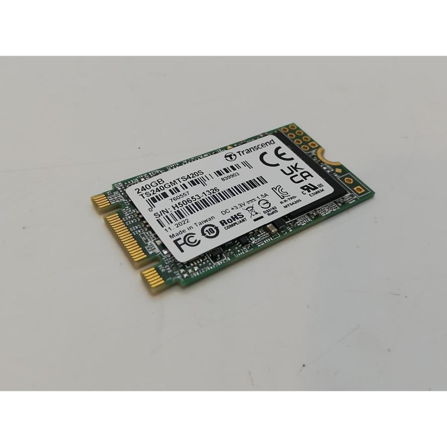 中古】各社 240GB SSD (M.2 2242/SATA)【高崎モントレー】保証期間1
