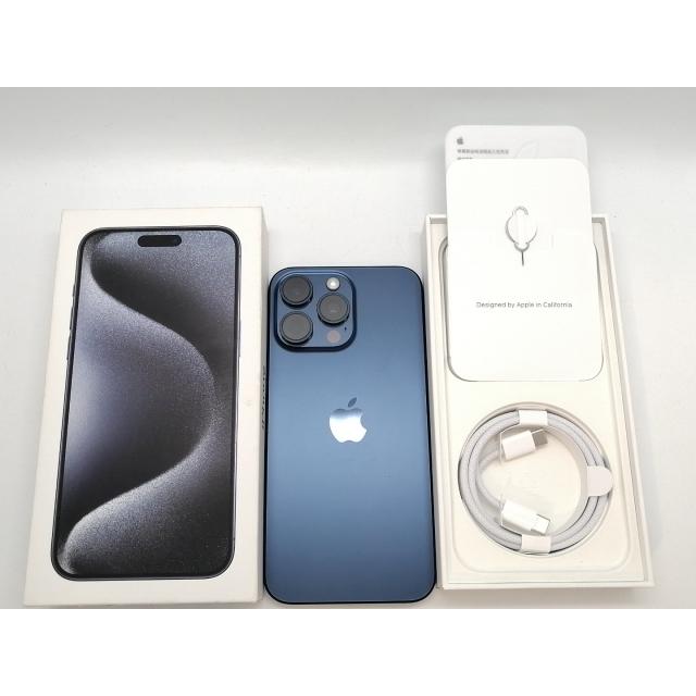 中古】Apple 海外版 【SIMフリー】 iPhone 15 Pro Max 256GB ブルー