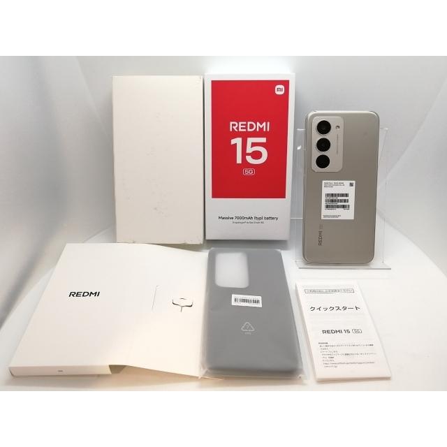 未使用】Xiaomi SoftBank 【SIMフリー】 REDMI 15 5G チタングレー 4GB