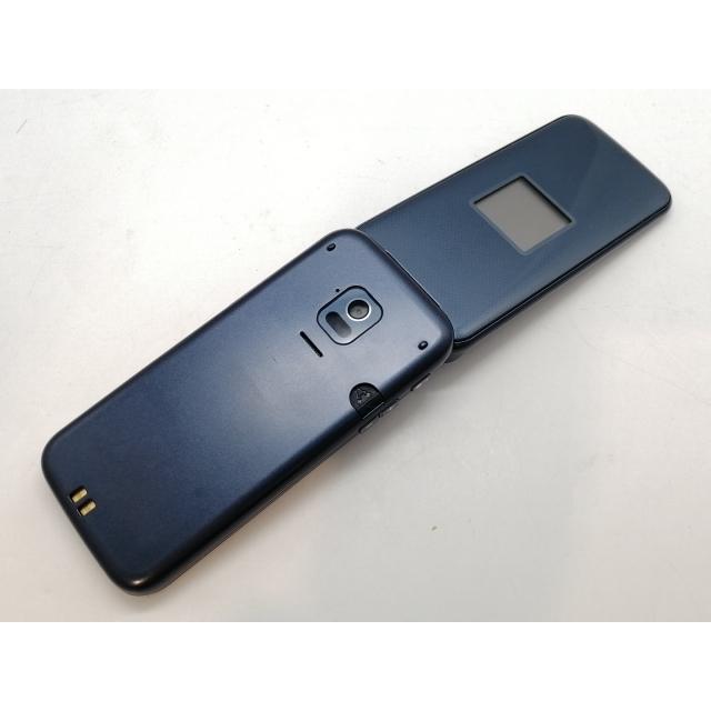 中古】Fujitsu docomo 【SIMロックあり】 らくらくホン F-01M ネイビー