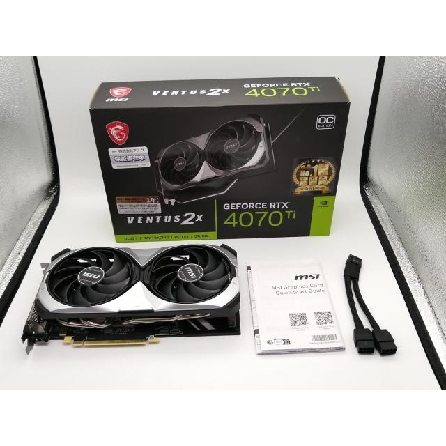中古】MSI GeForce RTX 4070 Ti VENTUS 2X 12G OC RTX4070Ti/12GB 