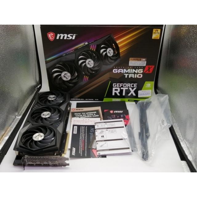 GeForce RTX 3080 GAMING X TRIO 10G RTX3080/10GB(GDDR6X)/PCI-E【大須アメ横】保証期間１週間 【セカンド】