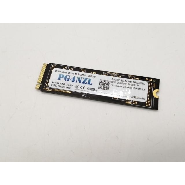 中古】CFD PG4NZL(CSSD-M2M1TPG4NZL) 1TB/M.2 2280(PCIe4.0 NVMe)/TLC 