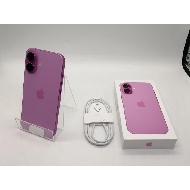 未使用】Apple 国内版 【SIMフリー】 iPhone 16 128GB ピンク MYDT3J/A