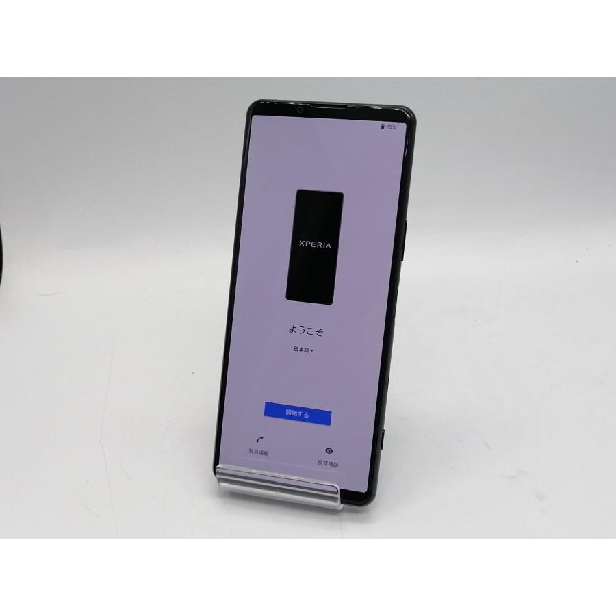 中古】SONY 国内版 【SIMフリー】 Xperia 5 III 8GB 256GB ブラック XQ