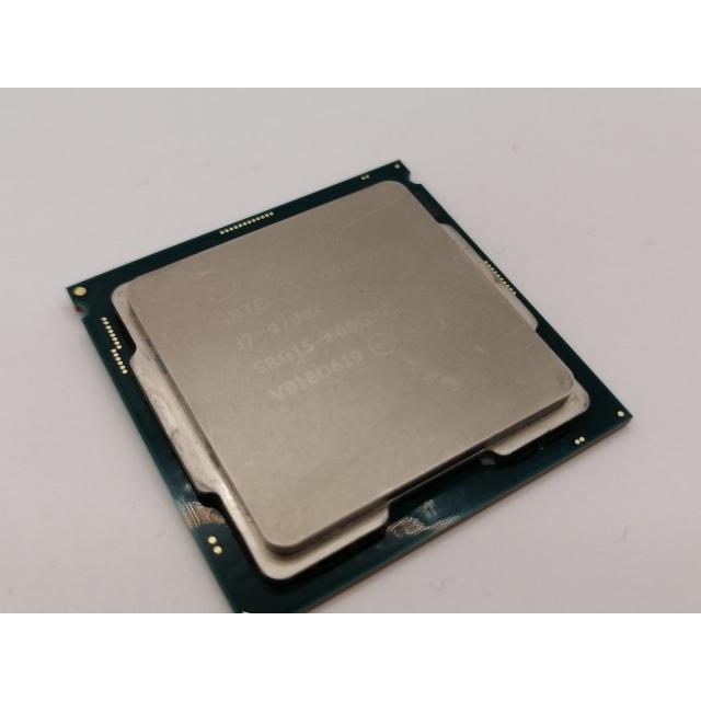 中古】Intel Core i7-9700K (3.6GHz/TB:4.9GHz/SRG15/R0) bulk LGA1151