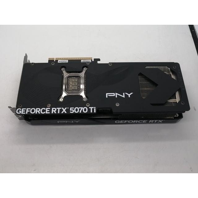 中古】PNY GeForce RTX 5070 Ti 16GB Overclocked Triple Fan