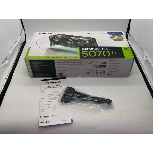 中古】PNY GeForce RTX 5070 Ti 16GB Overclocked Triple Fan