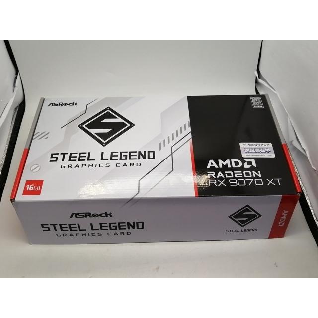中古】ASRock Radeon RX 9070 XT Steel Legend 16GB RX9070XT/16GB