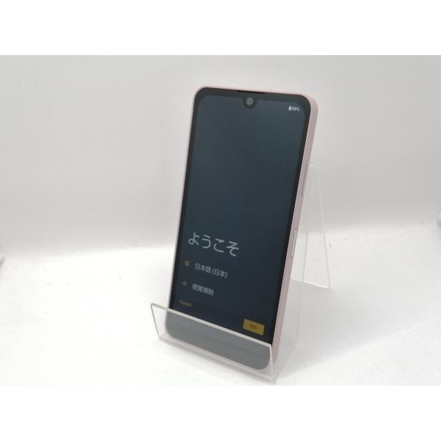 中古】SHARP ymobile 【SIMフリー】 AQUOS wish3 ピンク 4GB 64GB